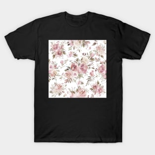 Dusty Pink Floral T-Shirt